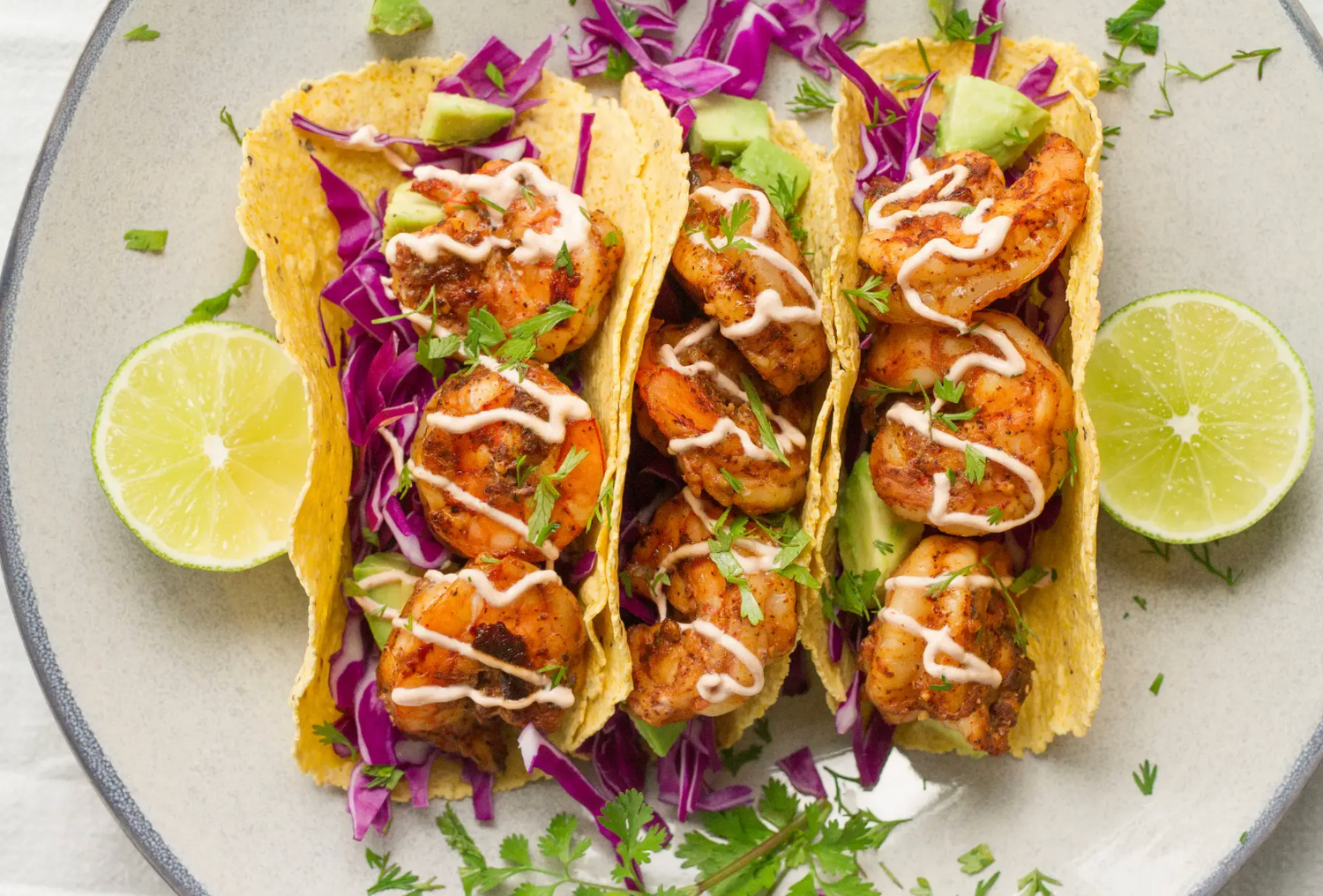 Shoyu Shrimp Tacos